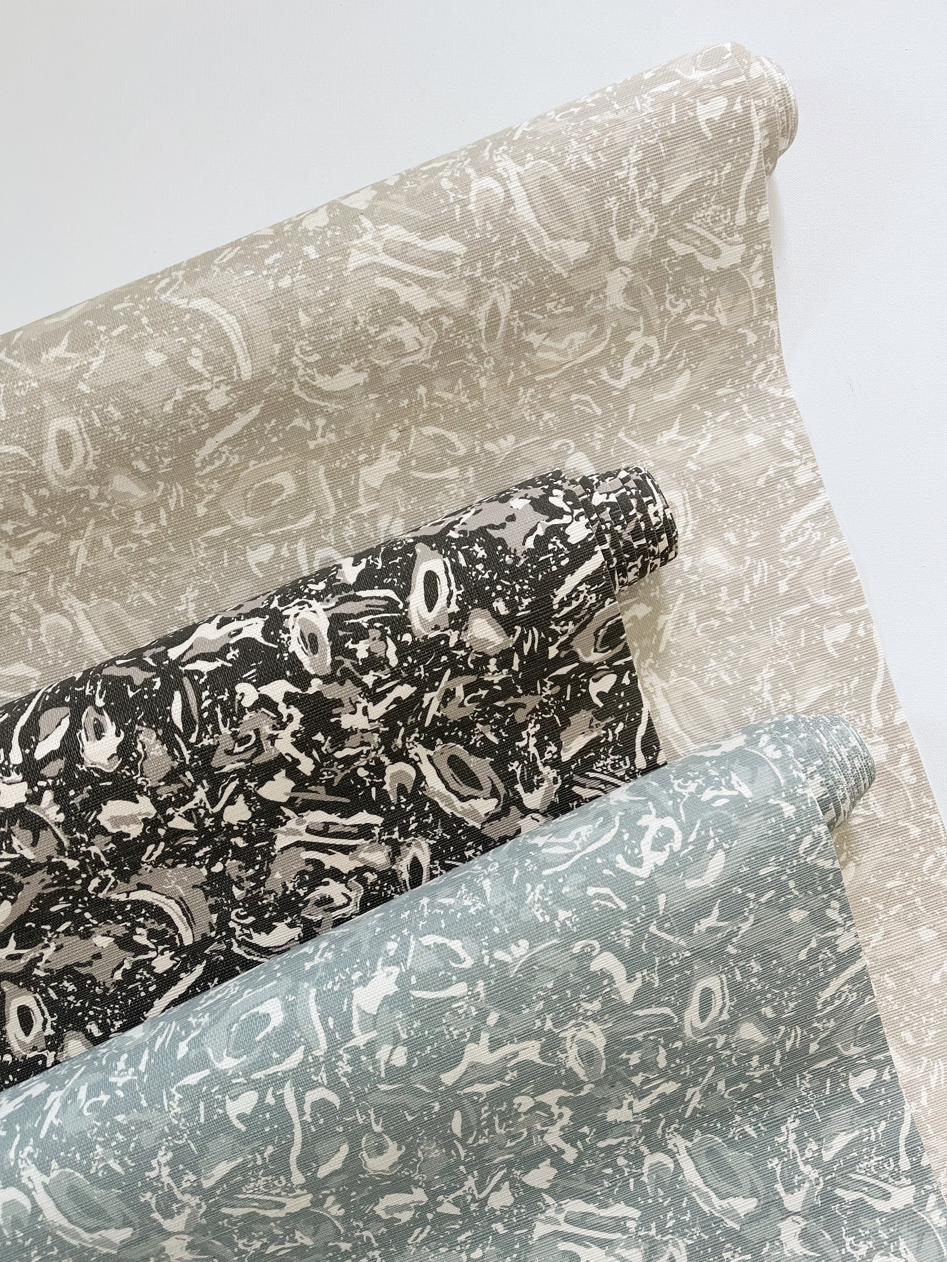 River Reef Grasscloth in Ocean