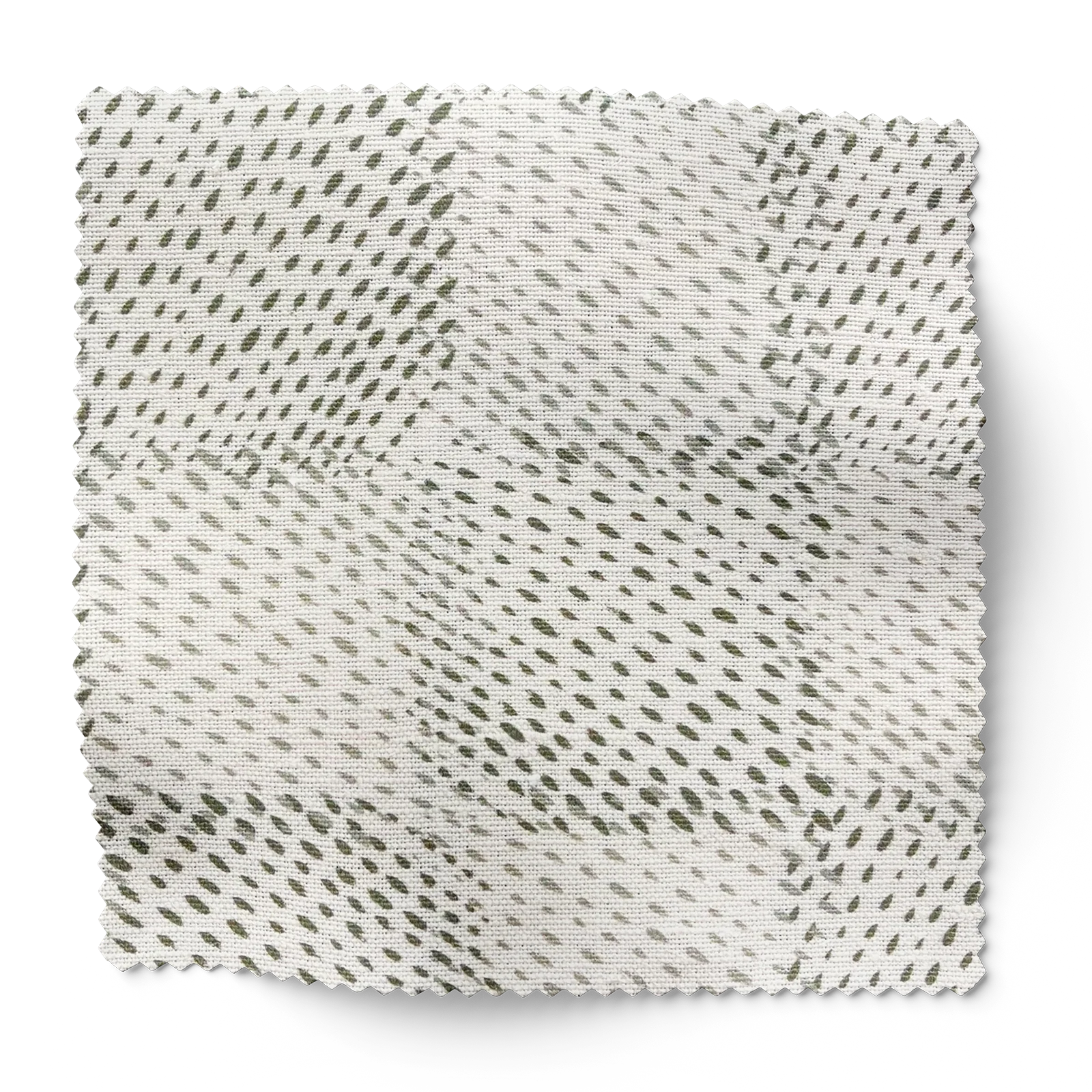 Speckled Check Fabric in Cactus