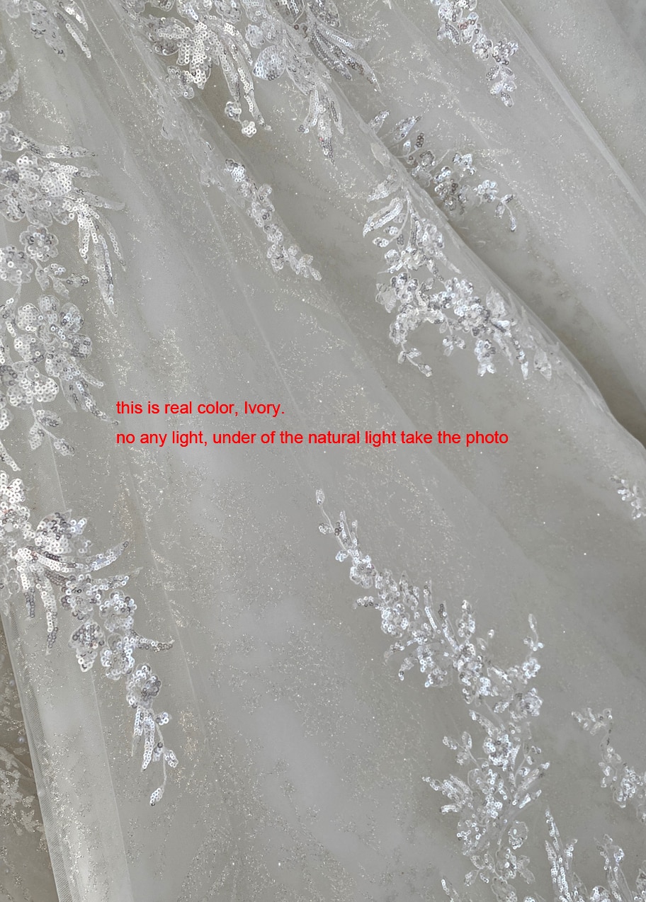 NS4308 Off The Shoulder Sleeves Wedding Dress 2022