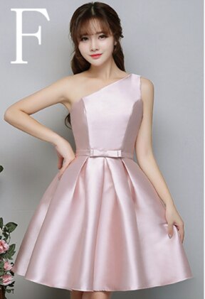 elegant girls robe mariage satin girls 2020 prom knees length pageant ball gown bridal party dresses pale pink for teens