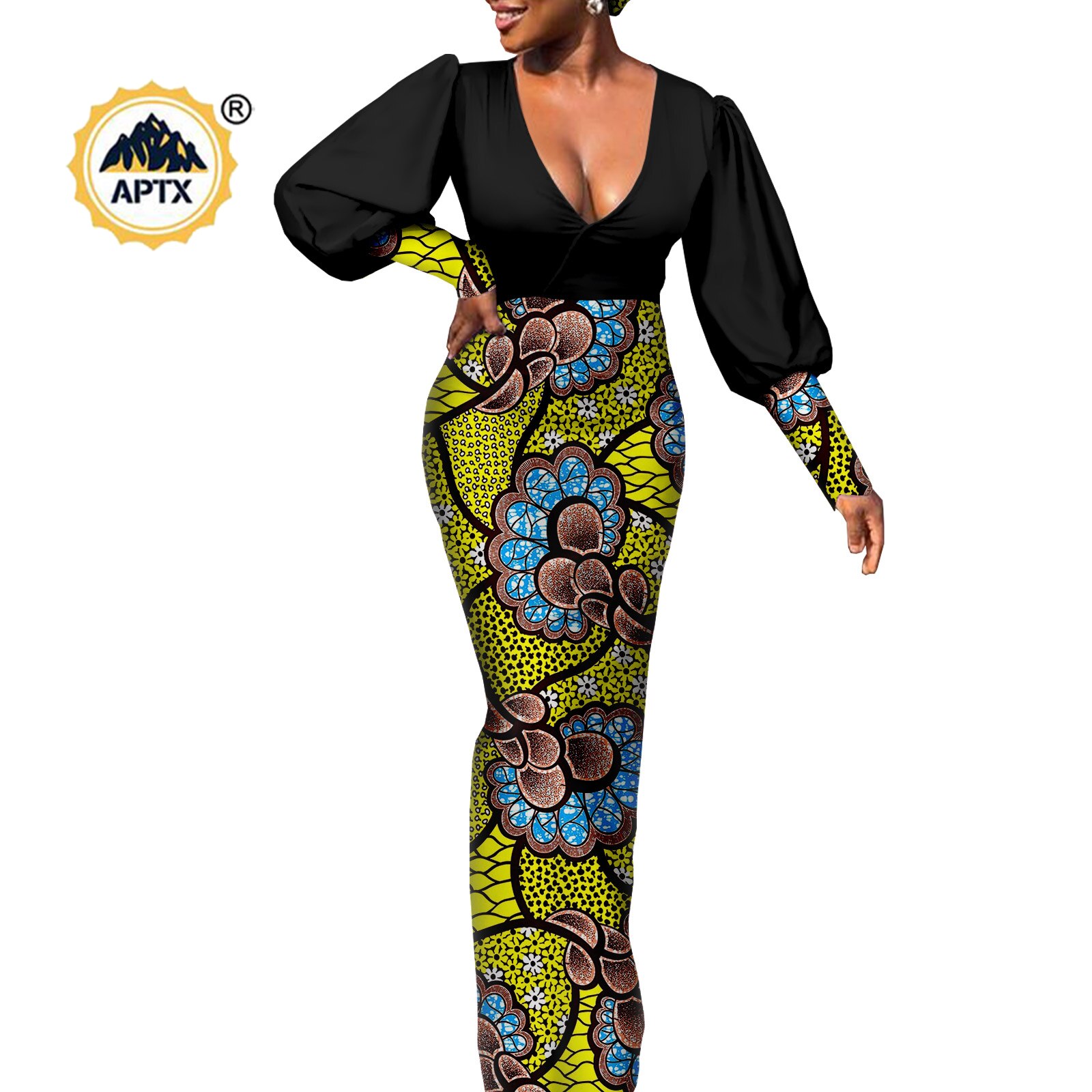 African Couples Clothes Bazin Riche African Dresses for Women Match Men Outfits Chain Top &Pants Sets Dashiki Vestidos Y22C020