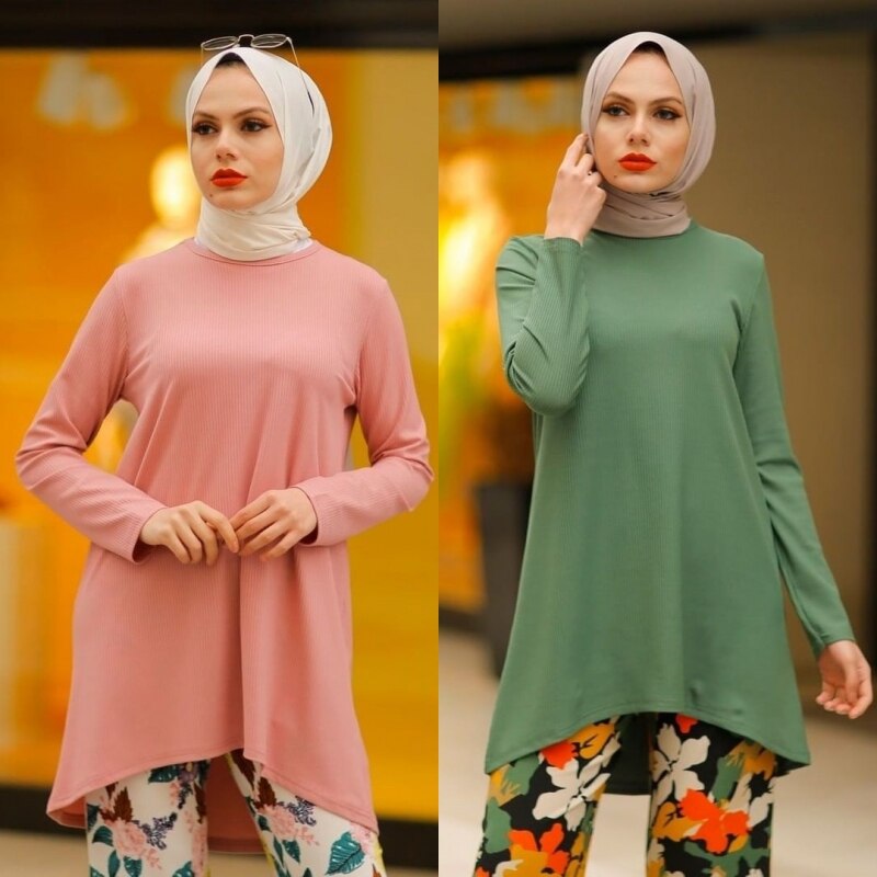 2022 Muslim Women Hijab Dress+Pant Set Arab Islam Robe Print Suit Clothing Dubai Turkey Outfits Kaftan Female Morocco Fashion