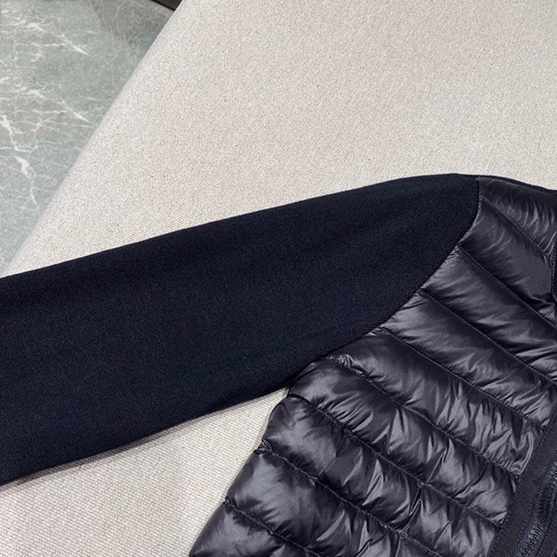 High Quality Spring Autumn Women Long Sleeve Short Thin Duck Down Jacket Casual Sweater Patchwork Light Down Coat