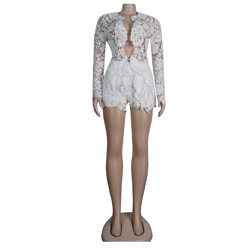 Neeleywall Elegant White Embroidery Cardigans And Shorts Two-Pice Set Fashion Hollow Out  Matching Shorts Set Formal Wear Suits