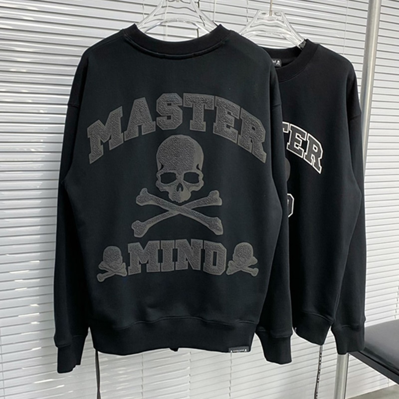 Multi Version 3D Puff Skull Mastermind World Sweatshirts Men Women Oversize Winter Autumn Hoodie JAPAN MMJ
