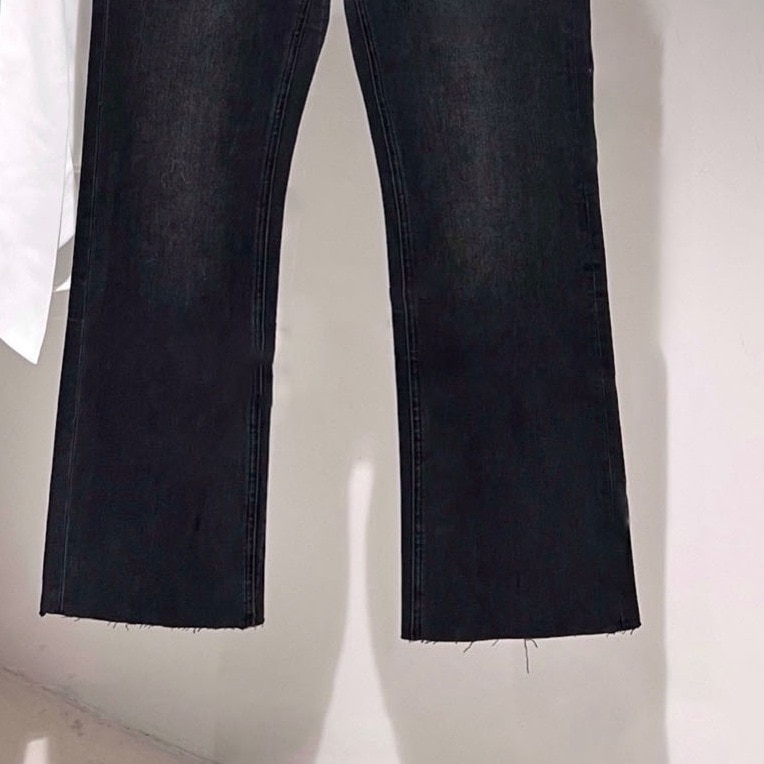 2022 Spring and Summer Classic Four-color High-waisted Jeans Flared Denim Trousers