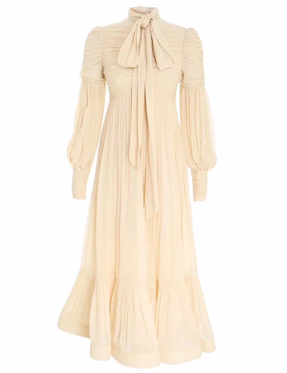 Lady European High Street Designer Dress