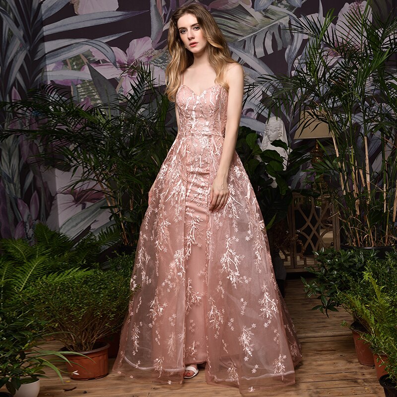 PAFFAS Spaghetti Straps V Neck Tube Top Prom Party Modest Tea Length A Line Evening Cocktail Dresses Shining Vestidos De