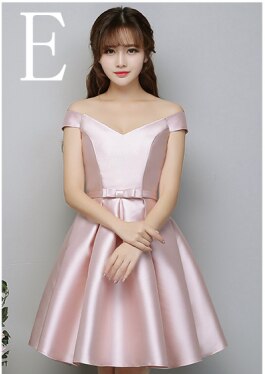 elegant girls robe mariage satin girls 2020 prom knees length pageant ball gown bridal party dresses pale pink for teens