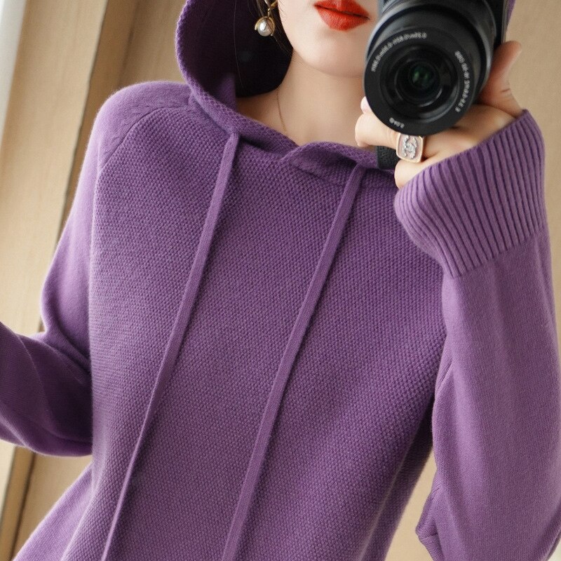 2022 New Winter Women Long Sleeve Warm Fleece Pullovers Hoodies Coats Ladies Warm Sweatshirts