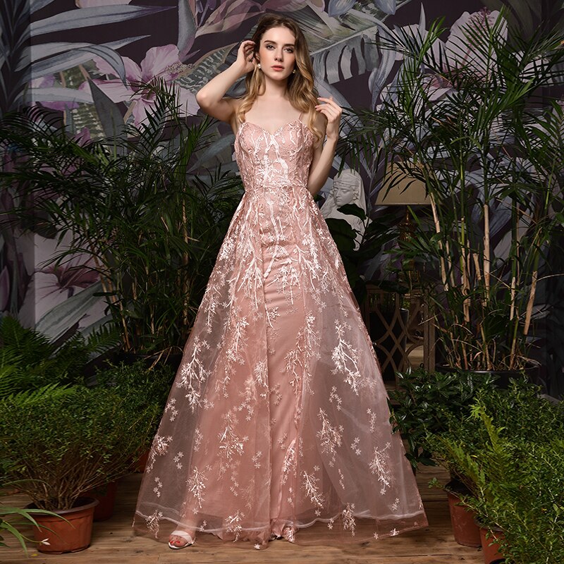 PAFFAS Spaghetti Straps V Neck Tube Top Prom Party Modest Tea Length A Line Evening Cocktail Dresses Shining Vestidos De