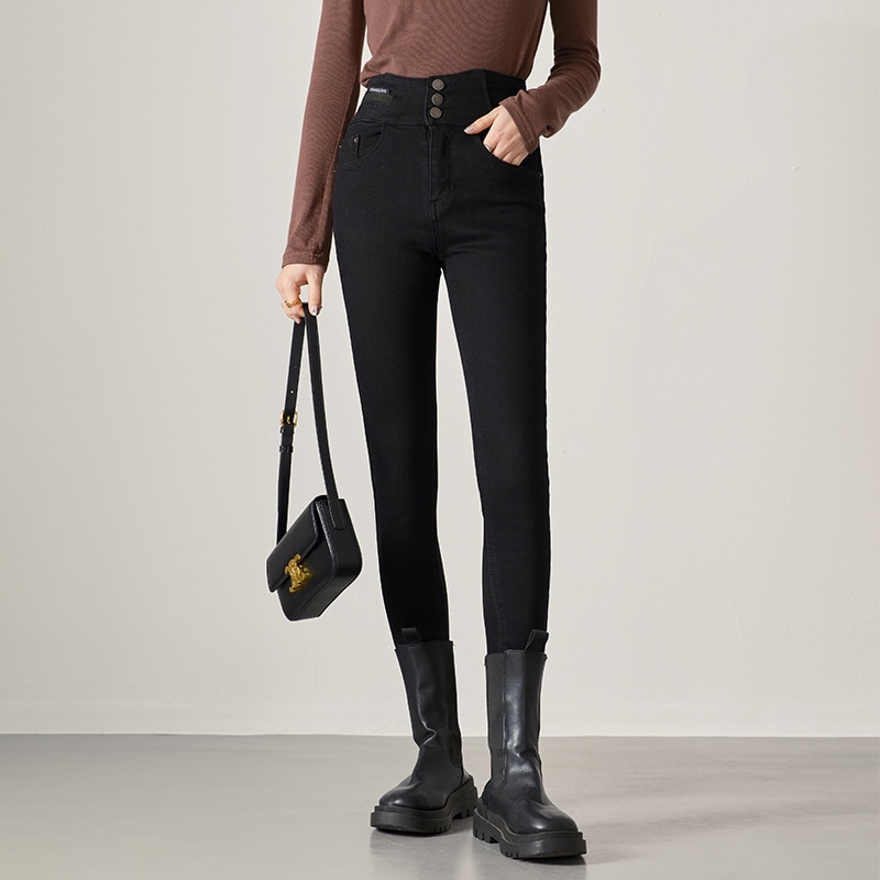 Fashion Casual Ladies Denim Pants High Quality Womens Skinny Jeans Woman