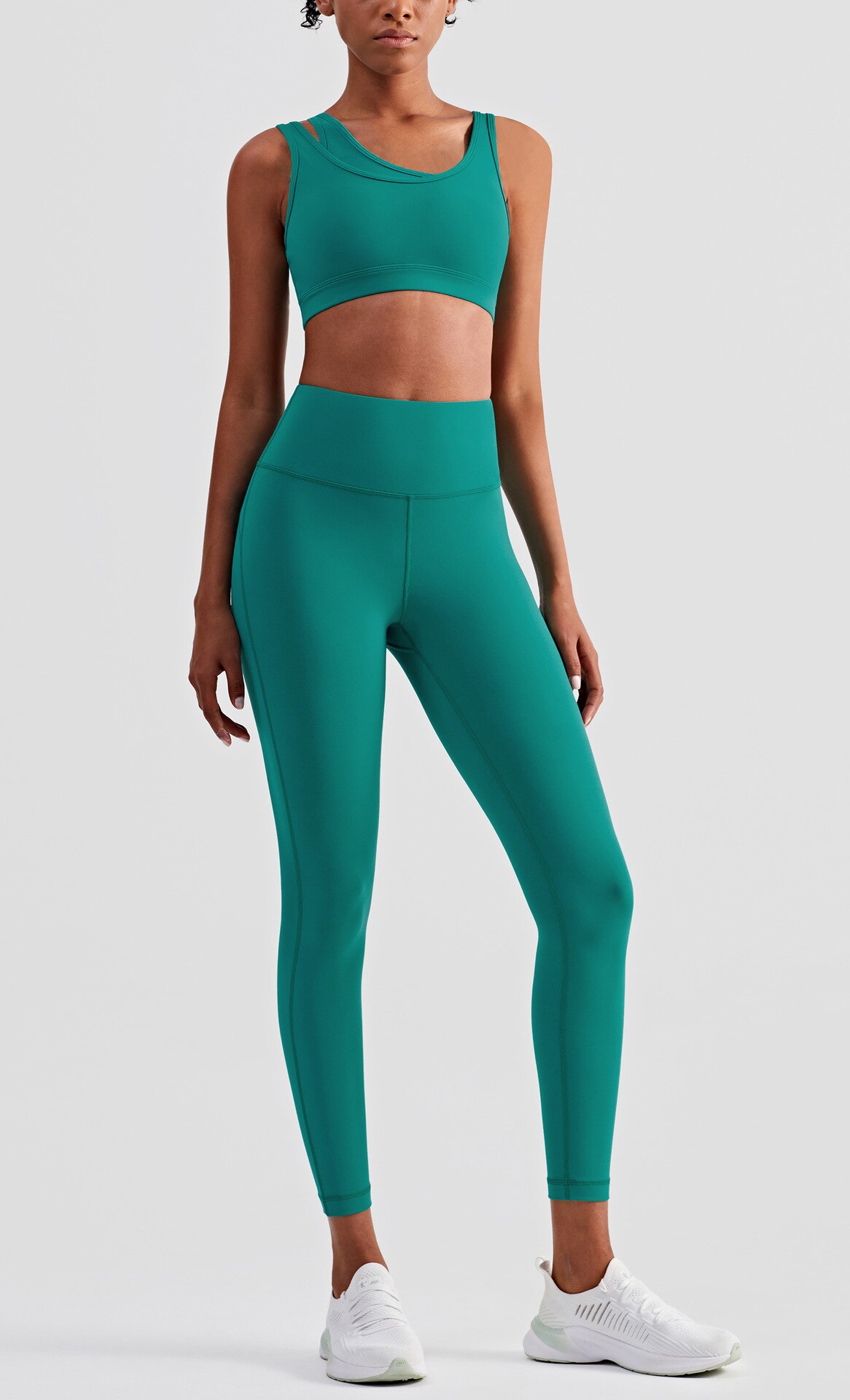 Lulu Same Style Women's New Pants YogaOutdoor Fitness Runing Double-Sided Nylon High Elastic Slim And Comfortable  Good Qual