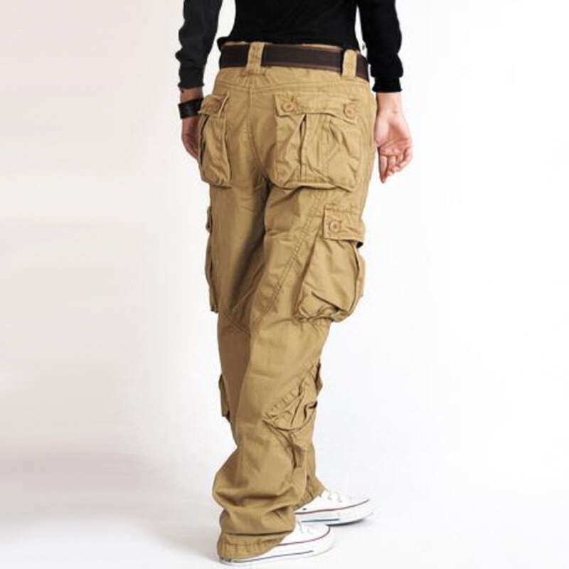 Winter Army Cargo Pants Women Large Size 40 Loose Dance Trousers ladies Hip Hop Baggy Cargo Pants For Female