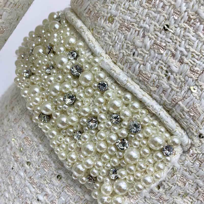 22New Autumn Winter 2piece Sets Fashion Office Sequins Beading Lapel Singel Button Long Sleeve Blazer Coat High Waist Bow Shorts