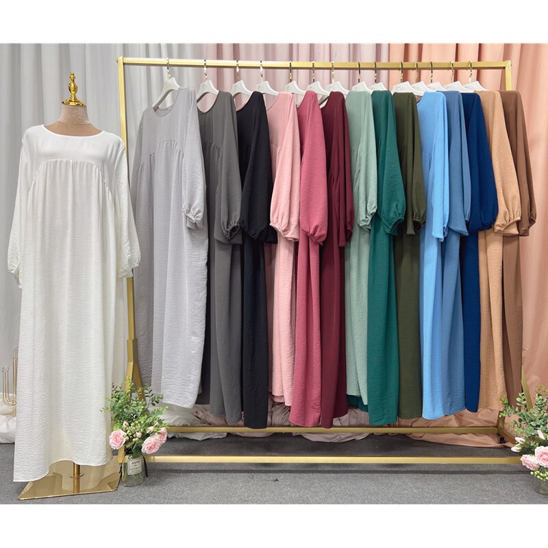 Ramadan Muslim Hijab Dress Abayas for Women Abaya Dubai Turkey Islam Clothing Kaftan Robe Turkey Longue Femme Musulmane Vestidos