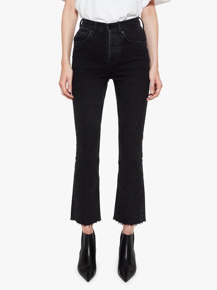 2022 Spring and Summer Classic Four-color High-waisted Jeans Flared Denim Trousers