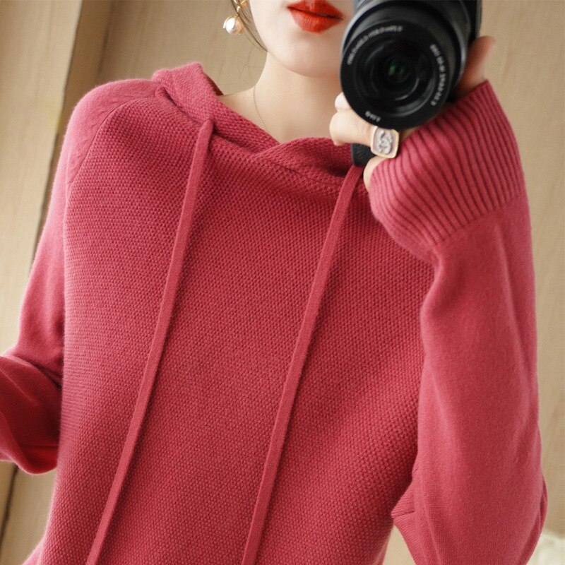 2022 New Winter Women Long Sleeve Warm Fleece Pullovers Hoodies Coats Ladies Warm Sweatshirts