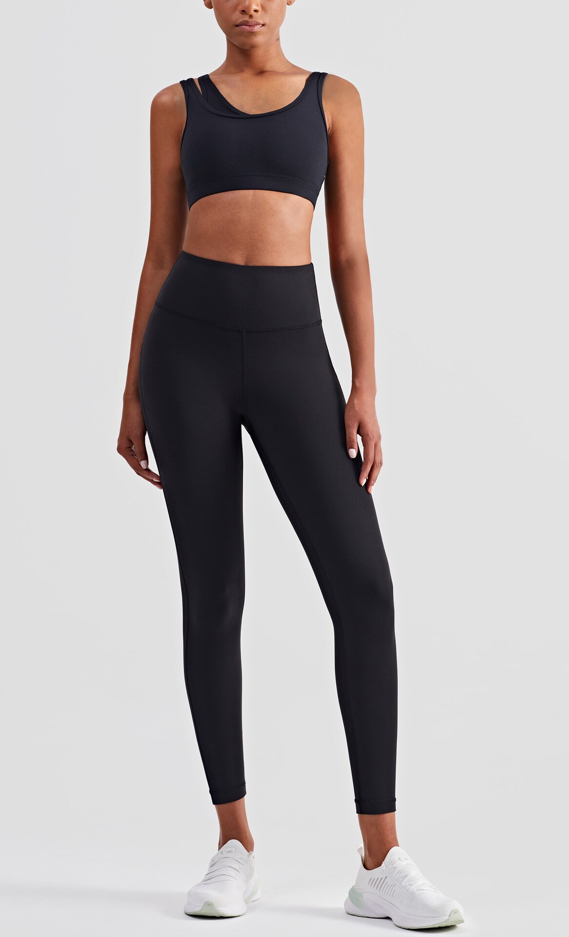 Lulu Same Style Women's New Pants YogaOutdoor Fitness Runing Double-Sided Nylon High Elastic Slim And Comfortable  Good Qual