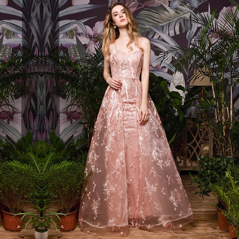 PAFFAS Spaghetti Straps V Neck Tube Top Prom Party Modest Tea Length A Line Evening Cocktail Dresses Shining Vestidos De