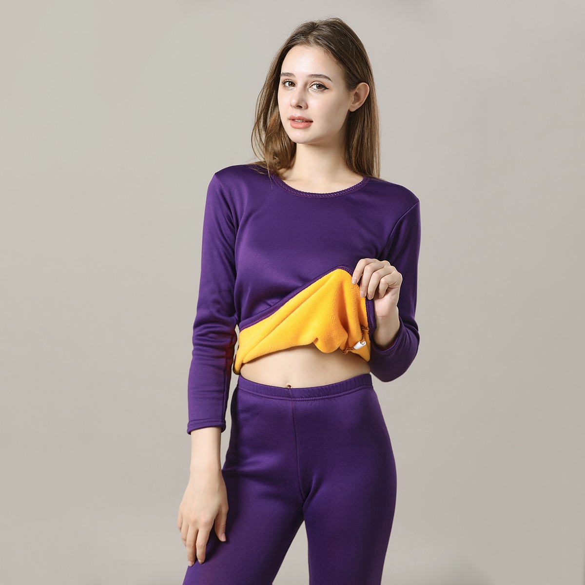 2022 Winter Autumn Clothes And Autumn Pants Men's Padded Warm Middle-aged And Old-aged Cold Thermal Underwear