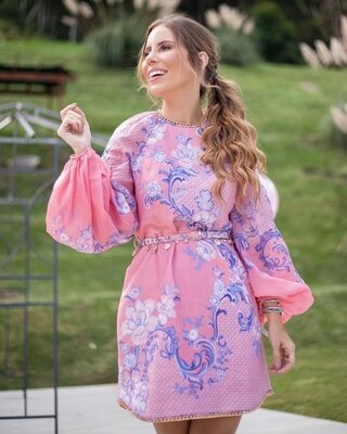 Lady European High Street Designer Dress