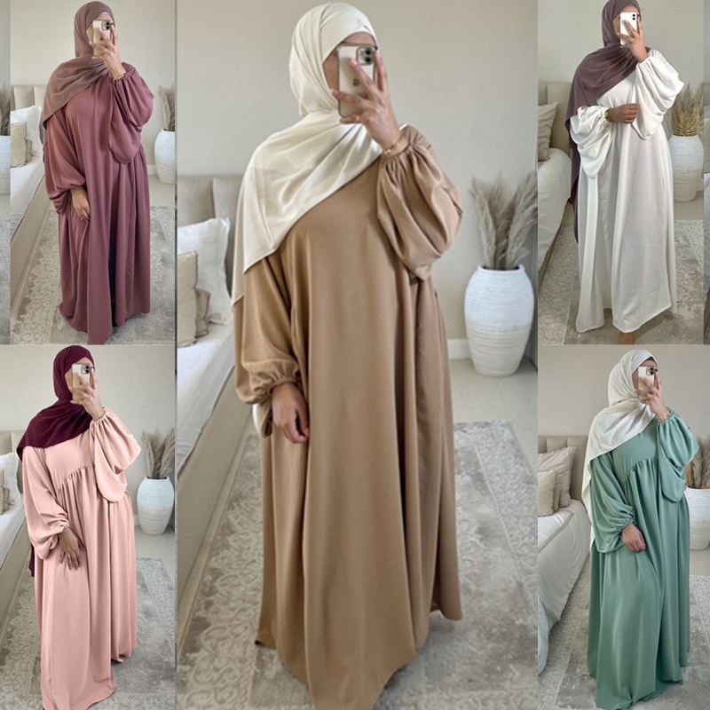 Ramadan Muslim Hijab Dress Abayas for Women Abaya Dubai Turkey Islam Clothing Kaftan Robe Turkey Longue Femme Musulmane Vestidos
