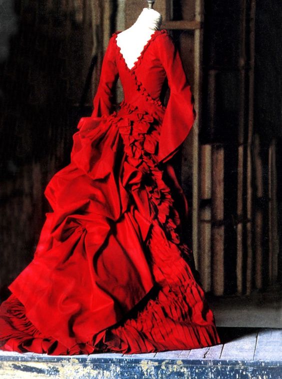 Red Burgundy Mina's Occasion Prom Dresses Long Sleeve Rose Floral Halloween Victorian Ballroom Dracula Bram Evening Gown