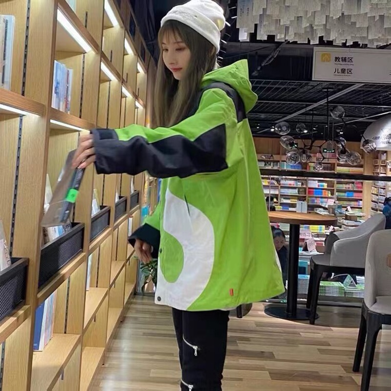 2022 New Boys' and Girls' Lovers' Coat Windproof Embroidery Label Spring Autumn Winter Casual Fashion Jacket