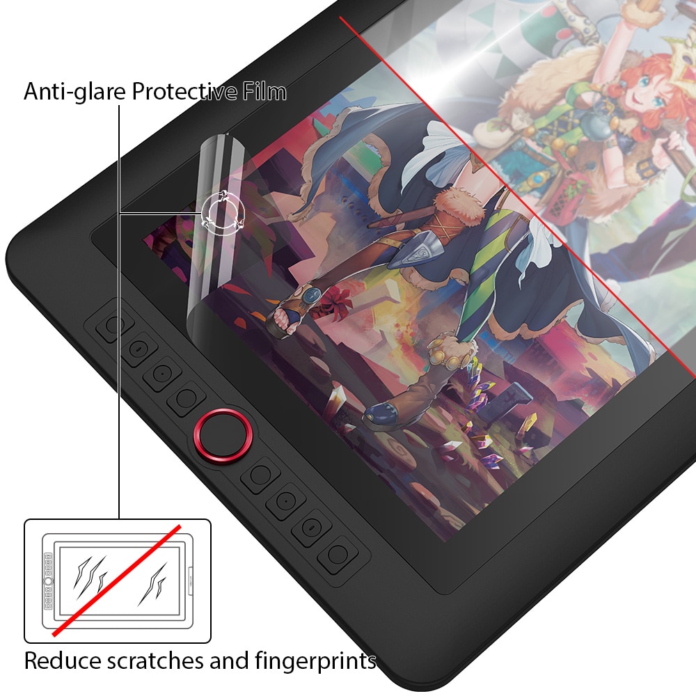XP-Pen Protective Film for Artist 15.6/15.6Pro Innovator 16 Graphic Drawing Digital Monitor(2 pieces in one package)
