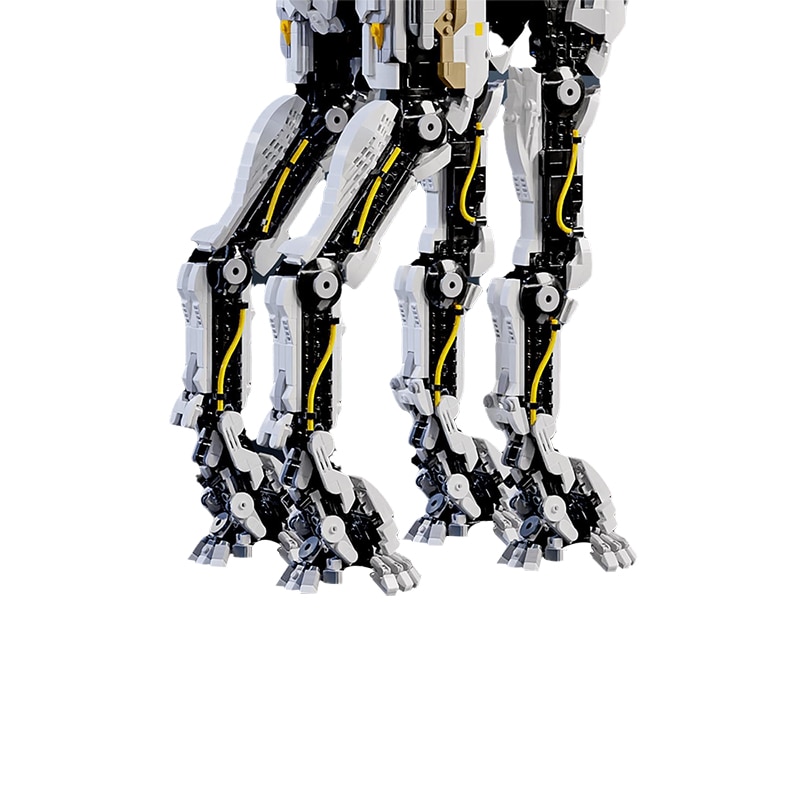 New MOC Horizon Zero Dawned Long-necked Beast Action Figure Building Block Mechanical Monster Mech Constructor Bricks Boy Toys