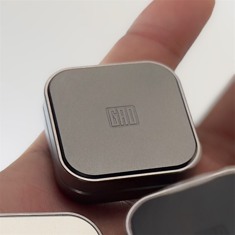 Gao Studio Square Blocks Magnetic Fidget Slider EDC Adult Metal Fidget Toys Autism ADHD Hand Spinner Anti-anxiety Stress  Relief