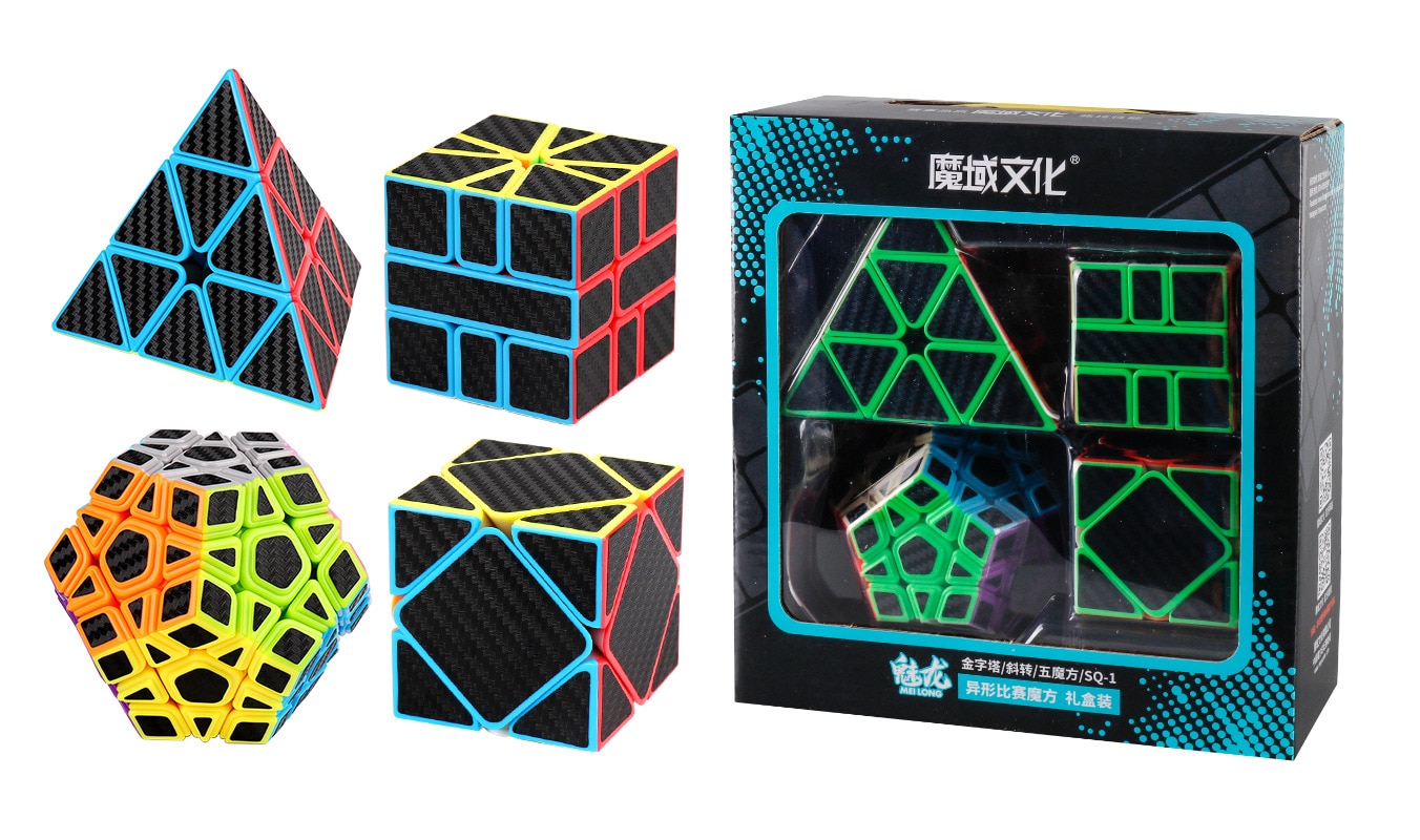 [Picube] MoYu Cubes Meilong 2345 Gift Box Profissional Magic Cube 2x2 3x3 4x4 5x5 Speed Cube Puzzle Cubo Magico Educational Toy