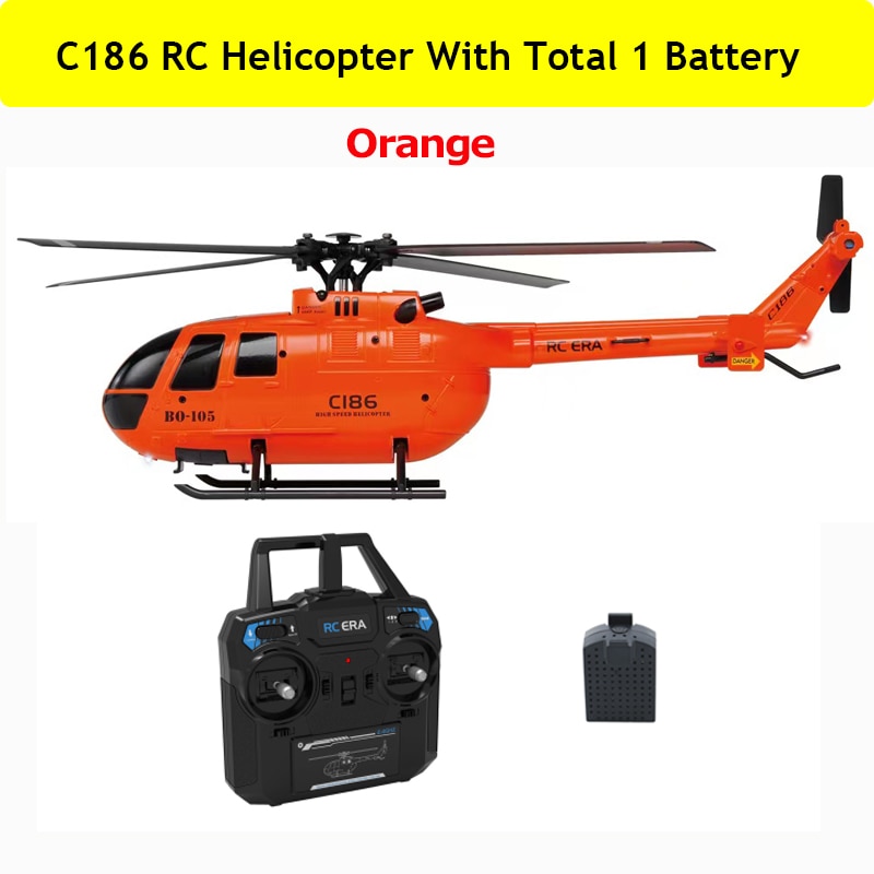 C186 RC Helicopter 2.4G 4 Propellers 6-Axis Electronic Gyroscope For Stabilization RC Toys VS C127