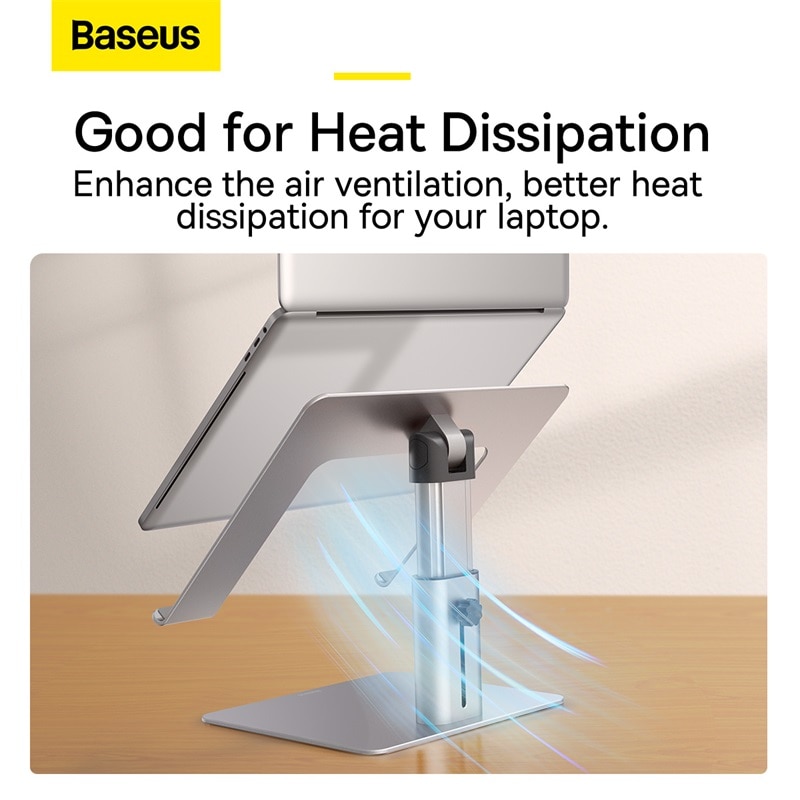 Baseus Laptop Stand Metal Adjustable Notebook Stand Heat Dissipation Desktop Laptop Holder For Laptop Macbook air Tablet iPad