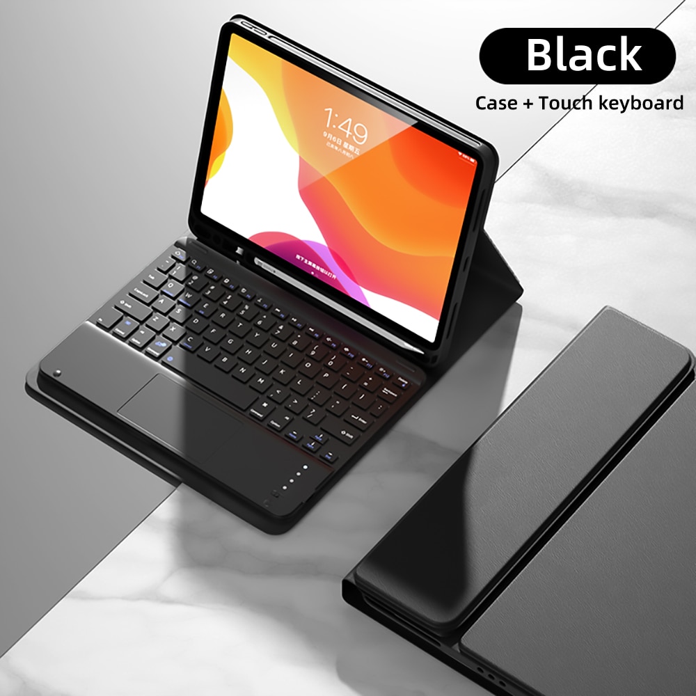 For iPad Keyboard Case For iPad Pro 11 2020 2021 Air 5 4 10.9 Mini 6 10.2 9/8/7th 2018 2017 5th 6th 9.7 Pro 10.5 Mini 4 5 Case