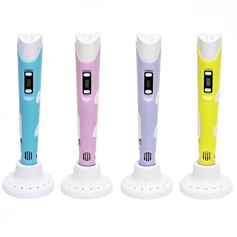 3D Printing Pen 3D Pen OLED Display With 12 Color PLA/ABS Filaments 3D Drawing Printer For Kids/Adults Creative Design Drawing