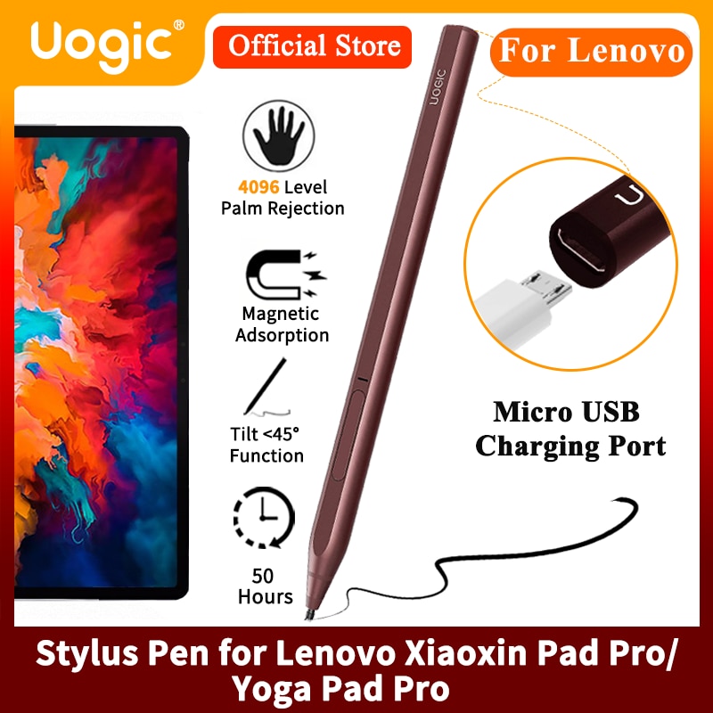 Uogic Stylus Pen for Lenovo Xiaoxin Pad Pro(Only for P11 Pro, Not for P11 or P11 Plus), 4096 Pressure Sensitivity Palm Rejection