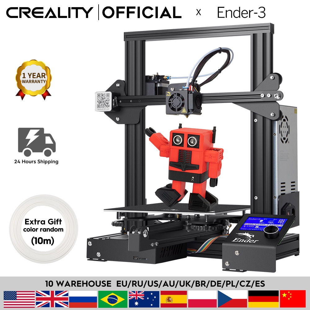 CREALITY 3D Printer Ender 3 S1/Ender 3 S1 PRO/Ender 3 V2 FDM Printer Smart Filament Sensor Self-assemble Printer Kit 3D Machine
