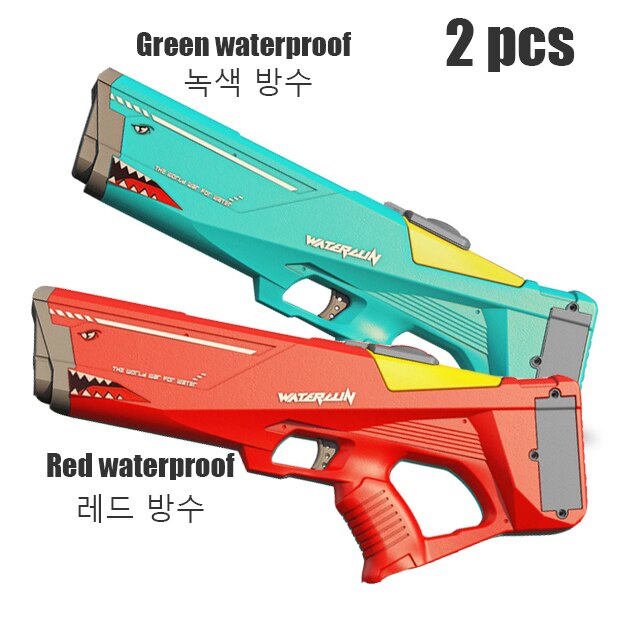 Automatic Electric Water Gun Children Toys Outdoor Beach Water Wars Summer Wimming Pool Large Capacity Water Guns for Kids Adult