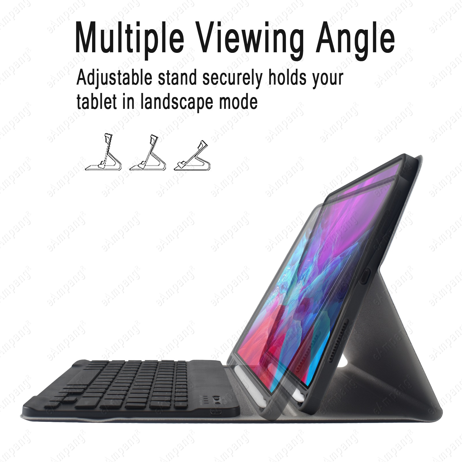 For iPad 10.2 Keyboard Case Mouse iPad Pro 11 Air 4 10.9 Air 3 2 Pro 9.7 10.5 6th 7th 8th 9th 10th Gen 2021 2022 Russian Spanish