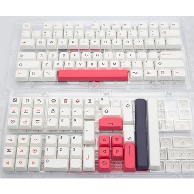 Fendai 118 Keys XDA Profile PBT Keycaps Personalized Japanese Cute Keyboard Keycaps for Mechanical Keyboard Custom Key caps