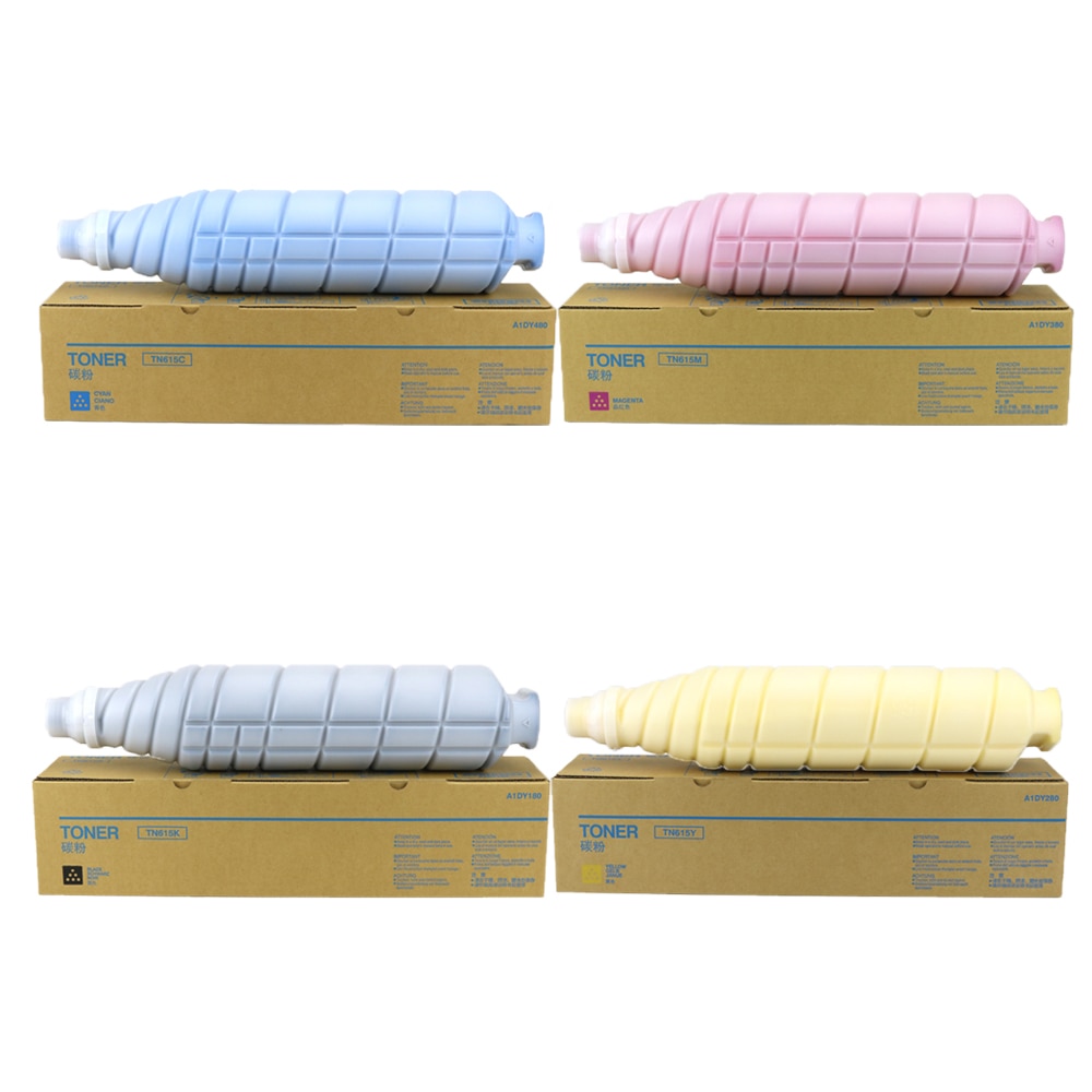TN615 Toner Cartridge for Konica Minolta Bizhub Pro C 8000 6000 6500 6501 7000 C8000 C6000 C6500 C6501 C7000 TN-615 TN615C
