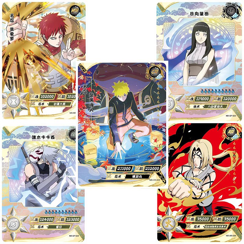 The New KAYOU Naruto Card The Chapter of Soldiers Naruto Bronzing Inheritance Collection BP Card Children's Gift Collection Card