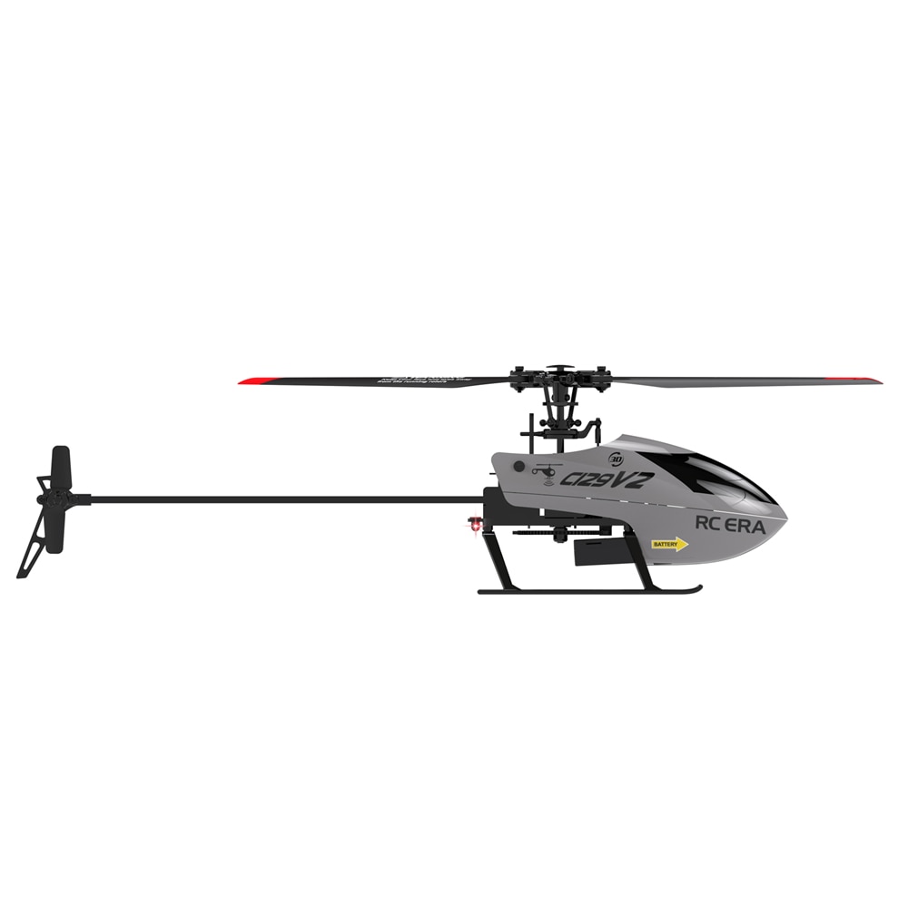 C129V2 2.4GHz RC Helicopter 6-axis Gyroscope PRO Helicopter Single Paddle Without Ailerons Remote Aircraft RC Toy