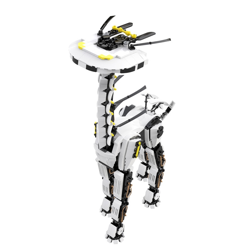 New MOC Horizon Zero Dawned Long-necked Beast Action Figure Building Block Mechanical Monster Mech Constructor Bricks Boy Toys