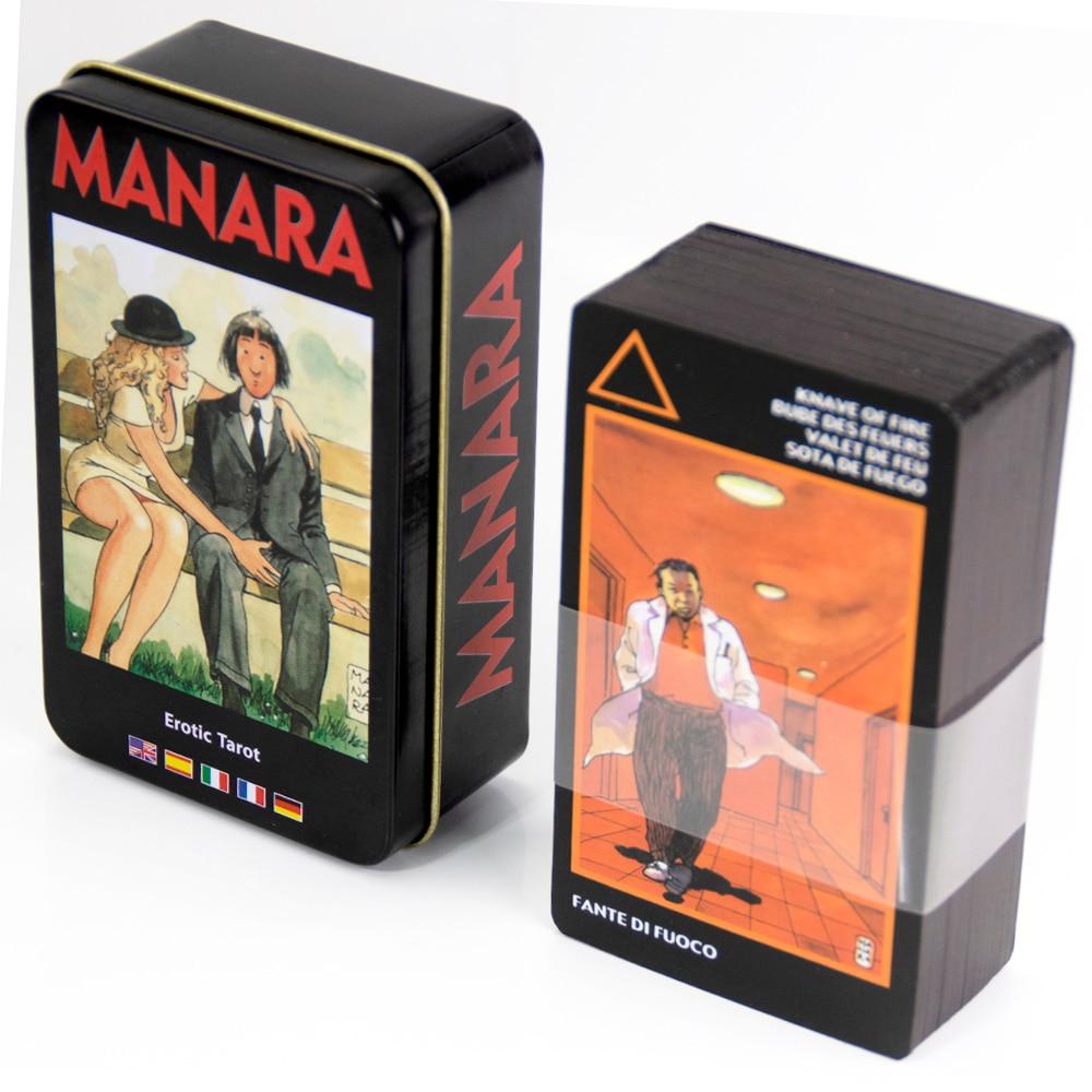 Lunalapin Tarot Luna Lapin Tarot Beginner in a Tin Metal Box High Quality 78 Card Gilded Edge Paper Booklet Based Rider Tarot