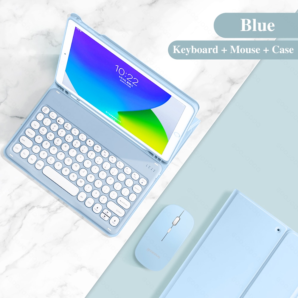 For iPad Air 4 Case Air 5 with Keyboard for iPad Pro 11 Case for iPad 9th Generation 8th Gen Case 10.2 10”2 Air 2 1 Air 3 Cover