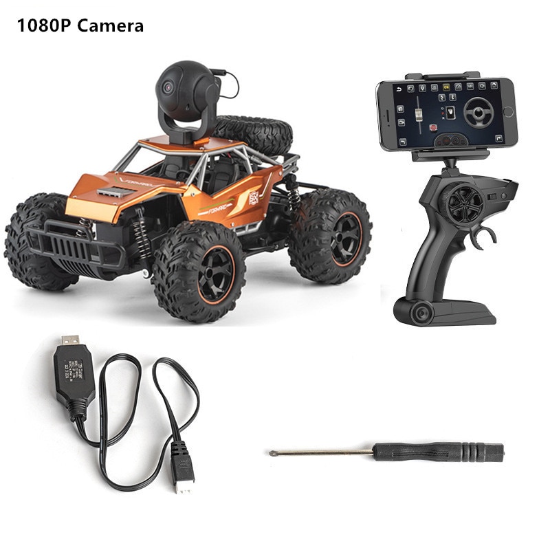 Camfly C039W-3 RC Car With 1080P WIFI FPV HD Camera 2.4G 4WD Off-Road High Speed Climbing Car Remote Control Toys For Gift