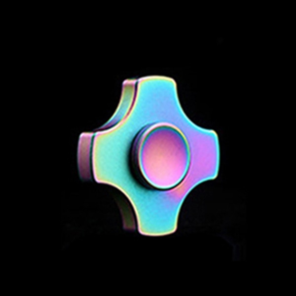 Metal Small Square Fidget Spinner Mini Elf Pure Copper Fingertip Gyro Decompression Stress Relief Autism Toy Adult Child Gift